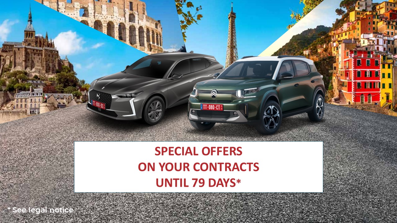 For a delivery from September 8th, 2025 to December 31st, 2025, 70€ off on your contracts until 79 days