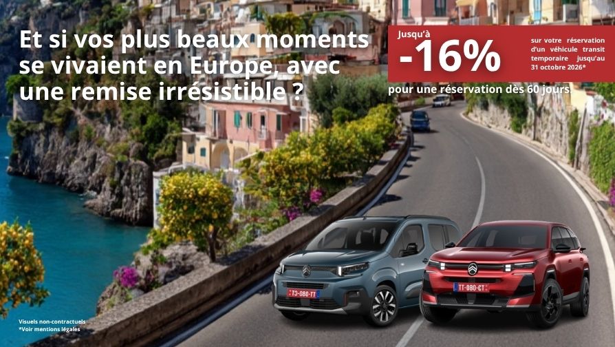 Remises exceptionnelles pour une réservation supérieure à 60 jours.